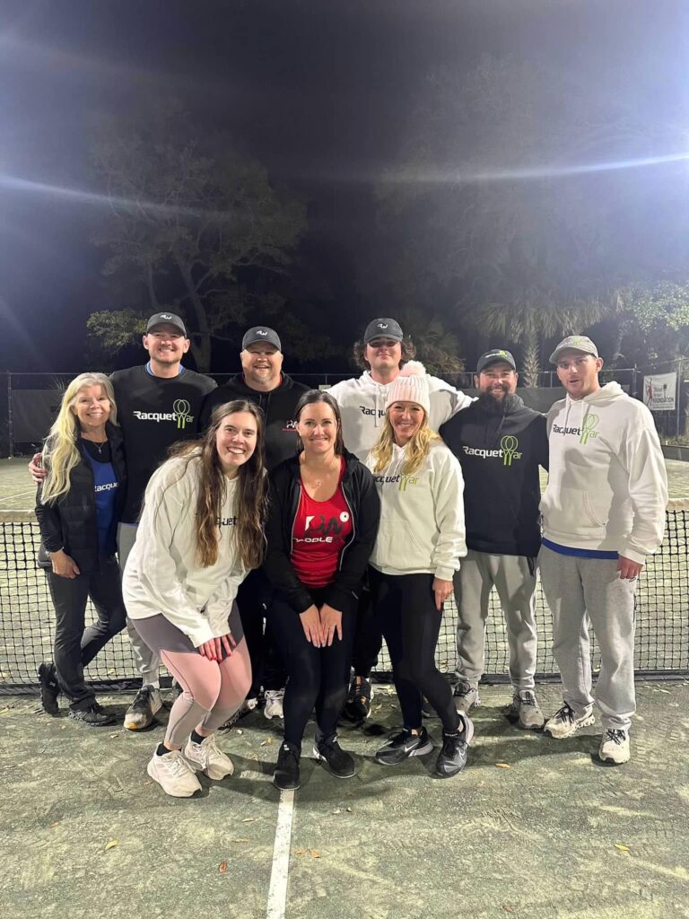 Racquet War tennis staff. 